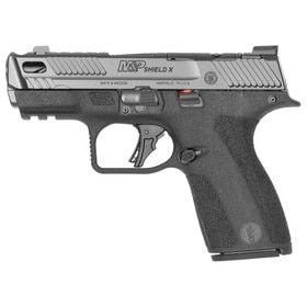 Smith & Wesson Performance Center M&P Shield X Carry Comp 9mm - 3.6" - No Thumb Safety - Black Armornite